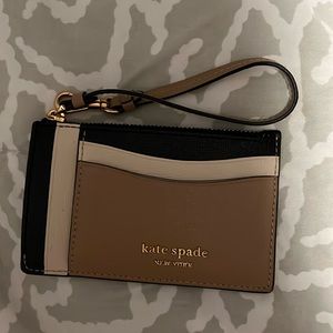Kate spade New York color block wristlet wallet card case